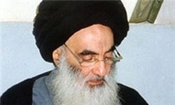 آیت الله سیستانی : حضور سردار سلیمانی برای دفاع از اماکن مقدس است