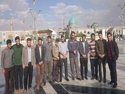 برگزاری دوره تشکیلاتی بسیج دانشجویی واحد میانه در مشهد مقدس