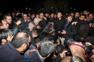 پیکر پاشایی به خاک سپرده شد + تصاویر
