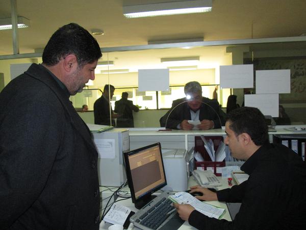 بازدید سرزده حیدری آزاد از اداره تامین اجتماعی