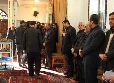 مراسم ختم ۴ معلم جان باخته در تصادف جاده میانه ـ میاندوآب / تصاویر