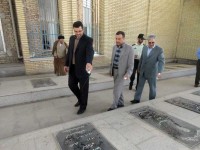 مزار مطهر شهدای میانه عطرافشانی شد