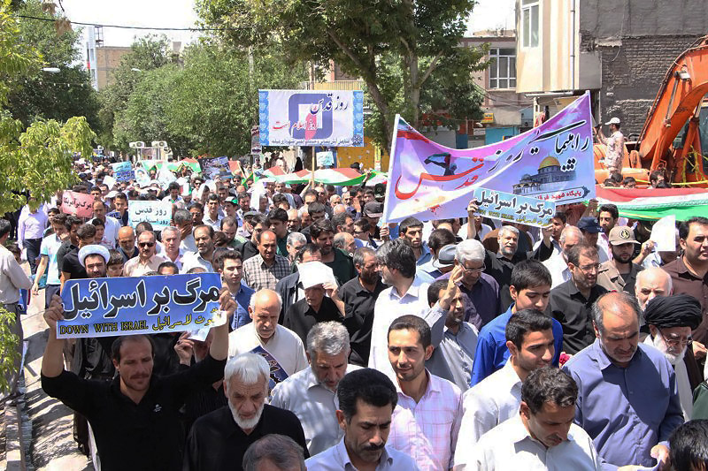 راهپیمایی روز قدس در شهر میانه برگزار شد+گزارش تصویری