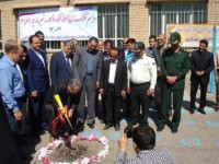 سه مدرسه در میانه افتتاح و کلنگ زنی شد