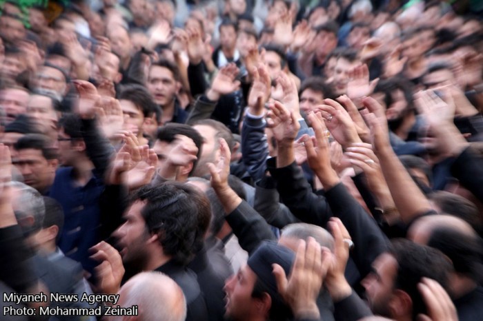 اجتماع بزرگ عزاداران حسینی در شهرستان میانه برگزار شد+گزارش تصویری