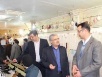به مناسبت دهه فجر قضات شهرستان در زندان میانه حضور یافتند +تصاویر