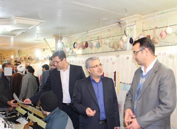 به مناسبت دهه فجر قضات شهرستان در زندان میانه حضور یافتند +تصاویر