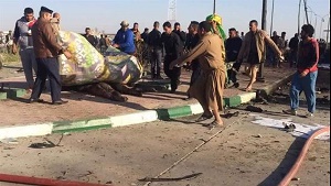 شمار شهدای انفجار حله عراق به ۸۰ تن رسید / سرکنسول ایران در کربلا شهادت چند ایرانی را تایید کرد + تصاویر