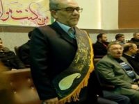تجلیل از جعفر نوری از میانه به عنوان پیشکسوت ورزش های پهلوانی و زورخانه ای +عکس