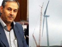 اولین دکل نیروگاه بادی آقکند نصب شد/ پایان پروژه: شهریور ۹۷