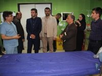بازدید خبرنگاران از بیمارستان‌های شهرستان میانه به روایت تصویر