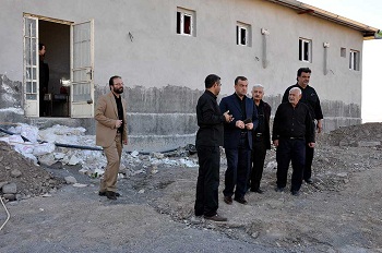فرماندار میانه از روند پیشرفت مجموعه پذیرایی بخش خصوصی بازدید کرد