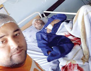 حمله هولناک راننده کامیون به عکاس روزنامه همشهری در جاده قدیم میانه-زنجان مقابل چشمان پلیس