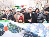 گزارش تصویری از راهپیمایی باشکوه ۲۲ بهمن در میانه