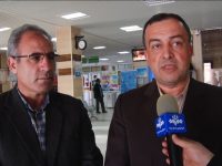 فرماندار ویژه میانه و رئیس دانشگاه علوم پزشکی تبریز از وضعیت ایزولاسیون و روند درمان بیماران کرونایی بیمارستان خاتم الانبیا بازدید کردند